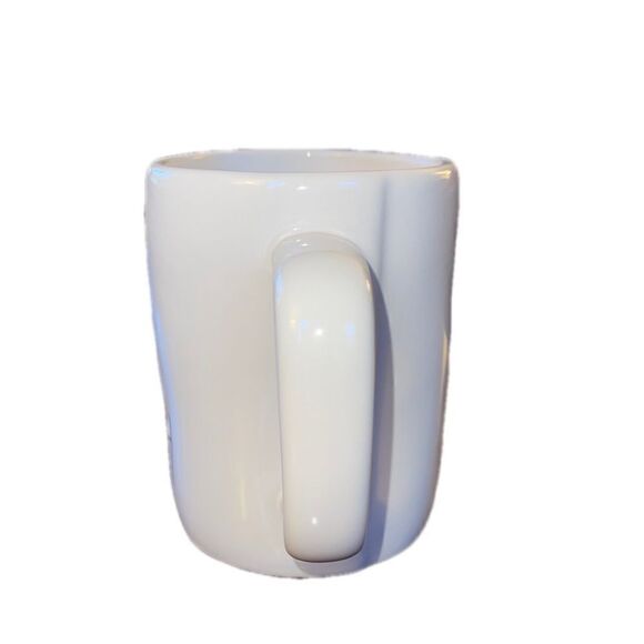 Rae Dunn LIVE YOUR TRUTH Coffee Tea Mug White New - Picture 3 of 3